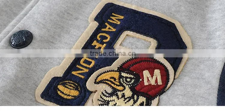 Custom fashion new lovers baseball uniform coat for couple hoodies