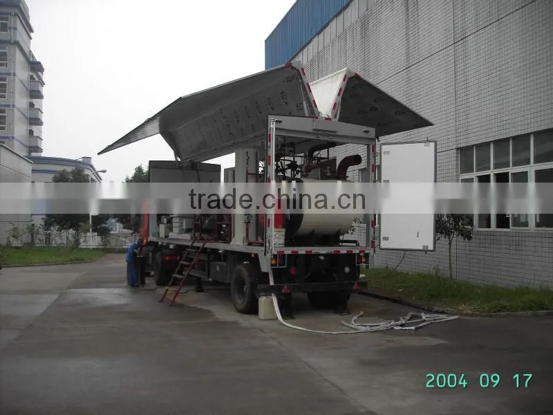 hospital waste treatment truck