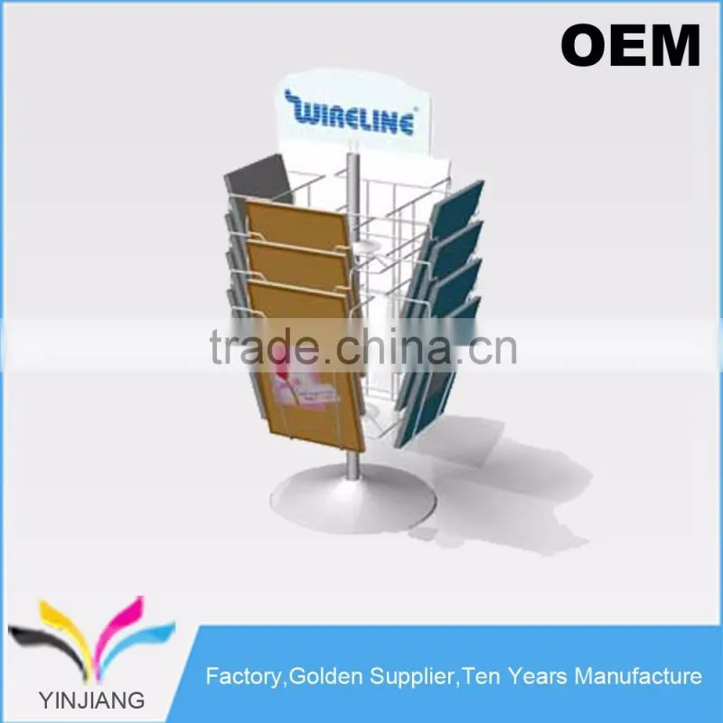 16 Nested Pockets Countertop Literature Display for Flyers