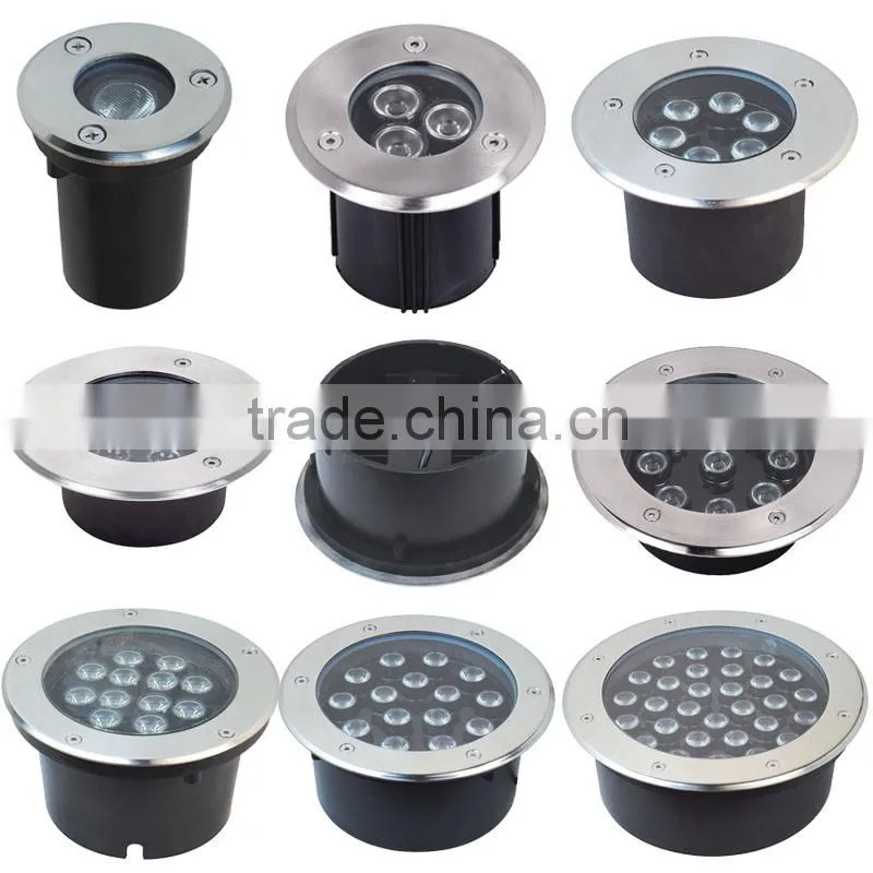 12W 12x1W RGB High-Power Round Led Underground Light DC 24V