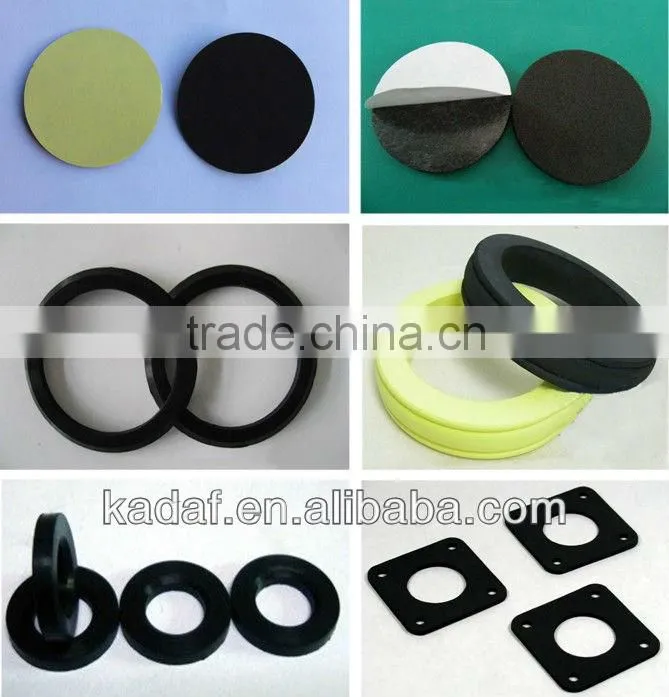 customized rubber gasket flat die cutting seals