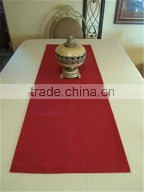 2014 High Quality Violet Organza Table Runner