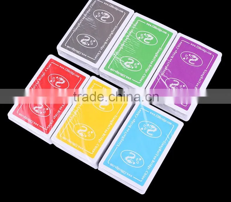 UV Resistant Printing Poker Bridge Solitaire Playing Cards,Competitive price custom playing poker cards---DH20619