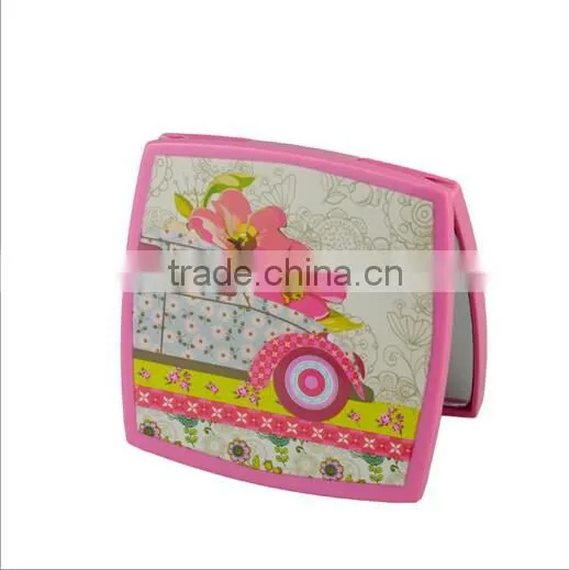 Factory directly square personalized folding pocket mirror