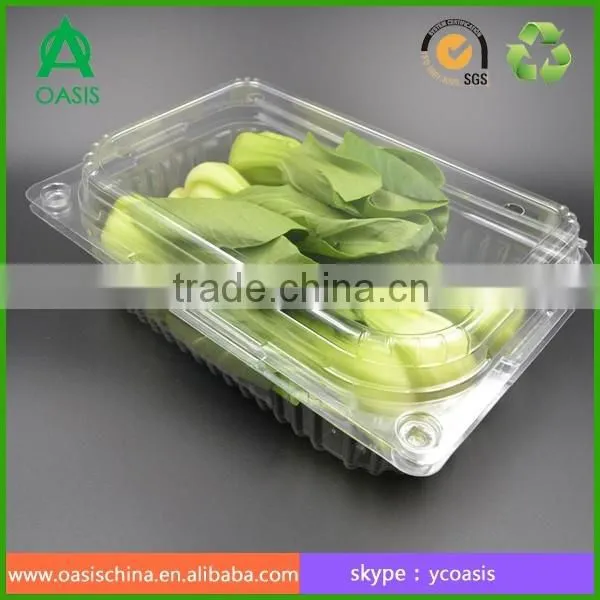 Plastic clear fruit vegetable packaging box