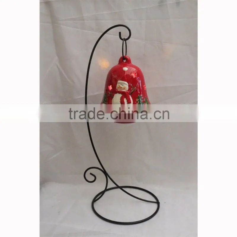 Christmas decoration ceramic tealight candle holder