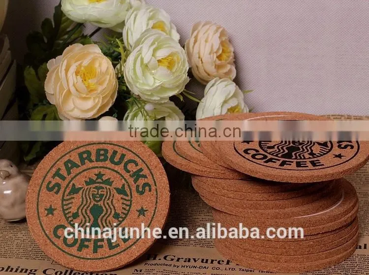 New design cork wood coaster for drink use