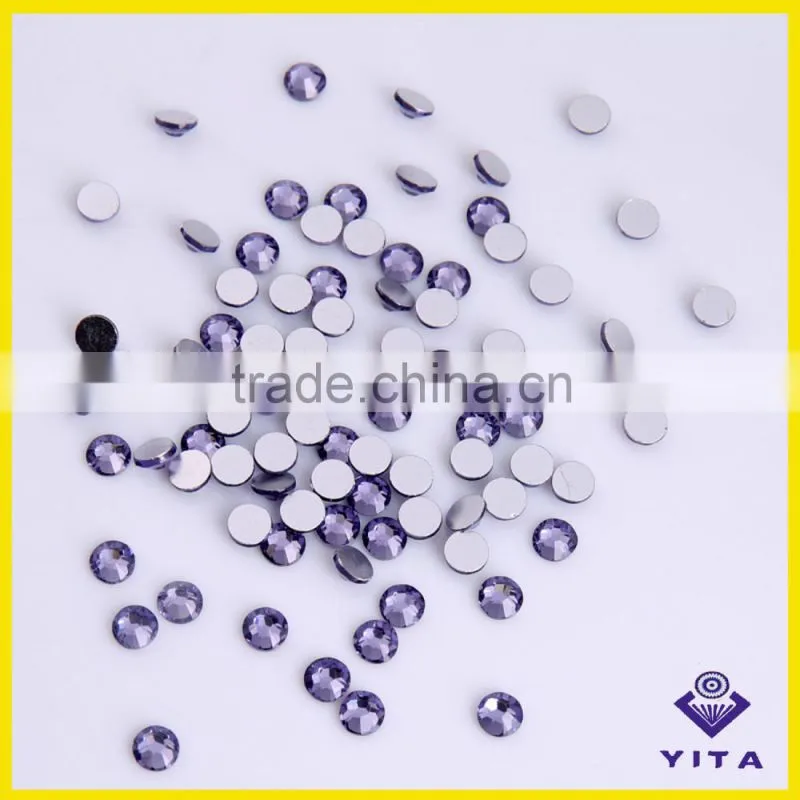 Wholeale loose machine cut non hotfix rhinestone flatback for garments
