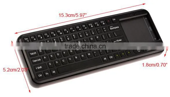 New Fashion RC8 Remote Control USB Cheap Wireless Keyboard And Mouse SV022342