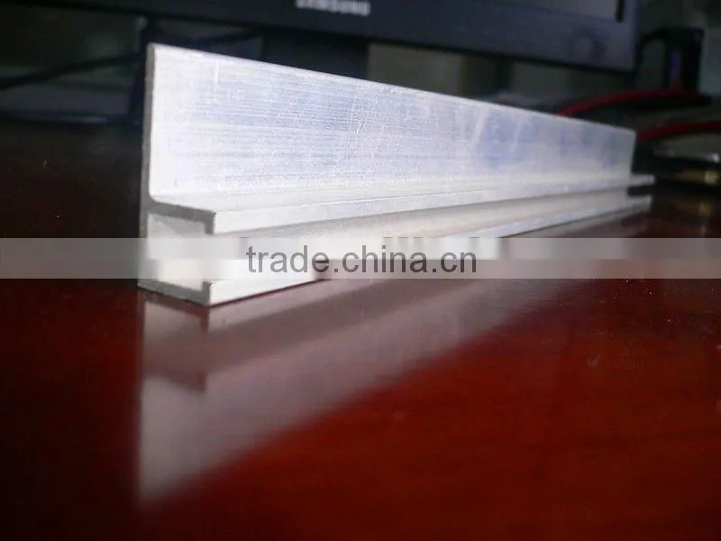Aluminum weather seal strip brush holder