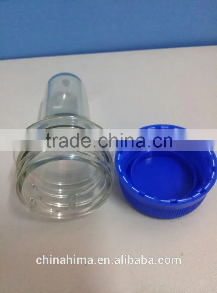 plastic bottle tube 38G 38MM (2 START) TRANSPERANT in hot fil