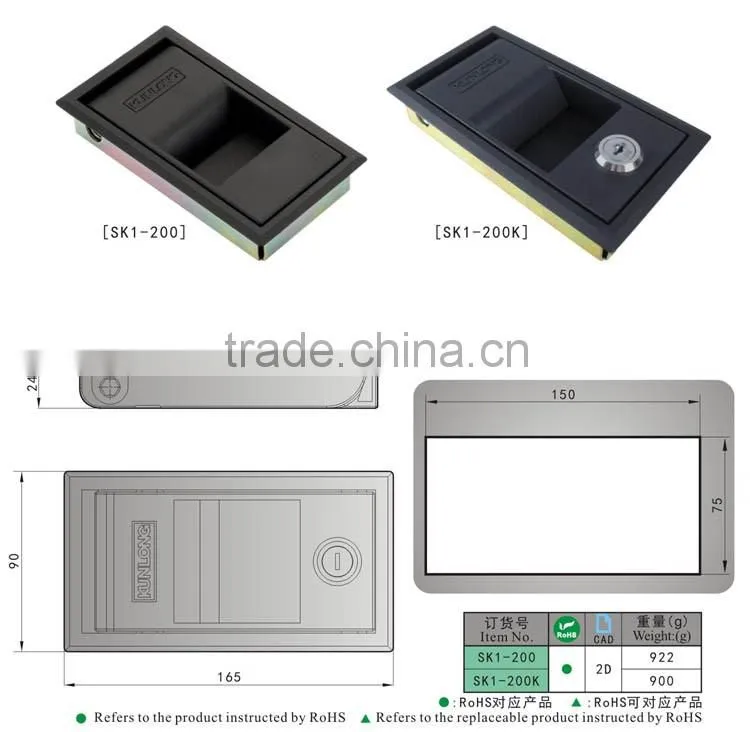 SK1-200 High quality door locks stainless steel door handle