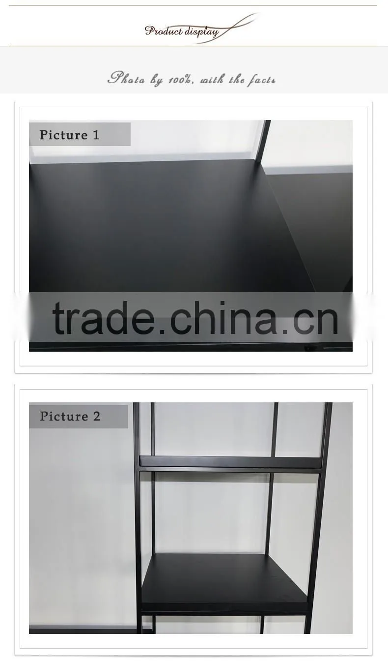 High end metal and wood Design display furniture for garment shop display stand