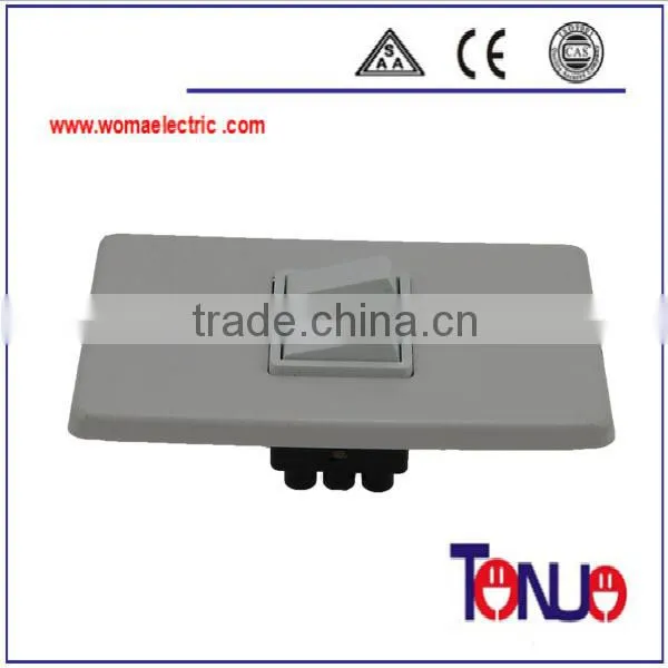 South African metal 2 gang 2 way electrical switch