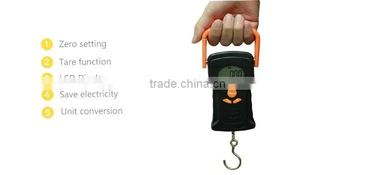 Protable Mini Digital Hanging Luggage Weighing Scale HZ-50