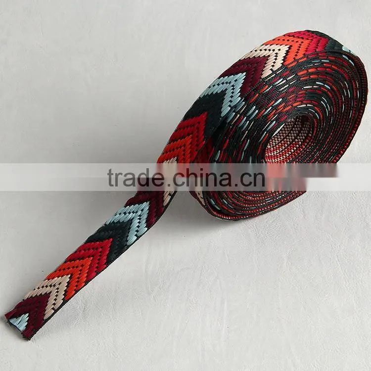 Multicolored ribbon band with more new design on it for family functional clothing