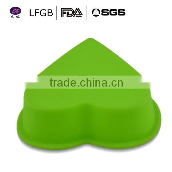 fashionable customized mini heart shape siilicone cake mould