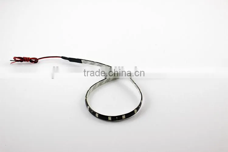 12v dc 60cm 5050 smd 24 LED Strip Light Knight Rider Car Led Lights
