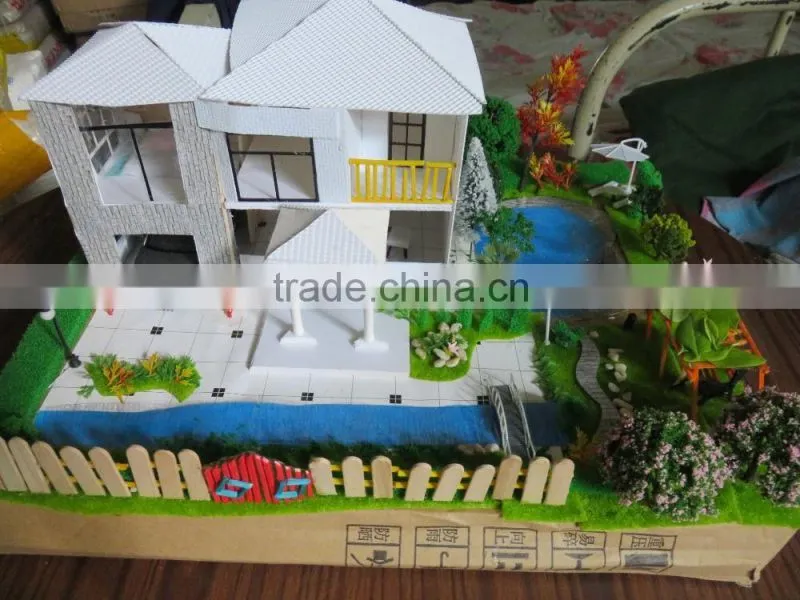 scale model buidling in artificial crafits