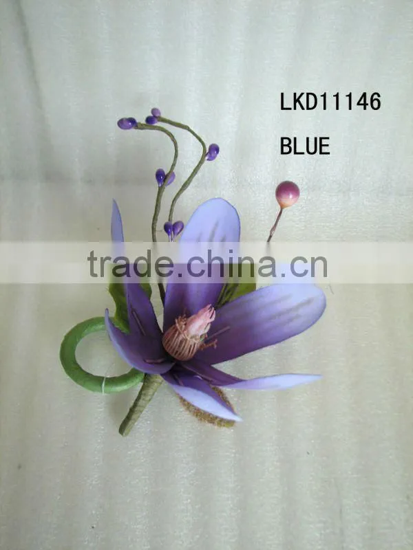 2014 New Style Artificial Flower Silk Artificial Magnolia Flower Napkin Ring