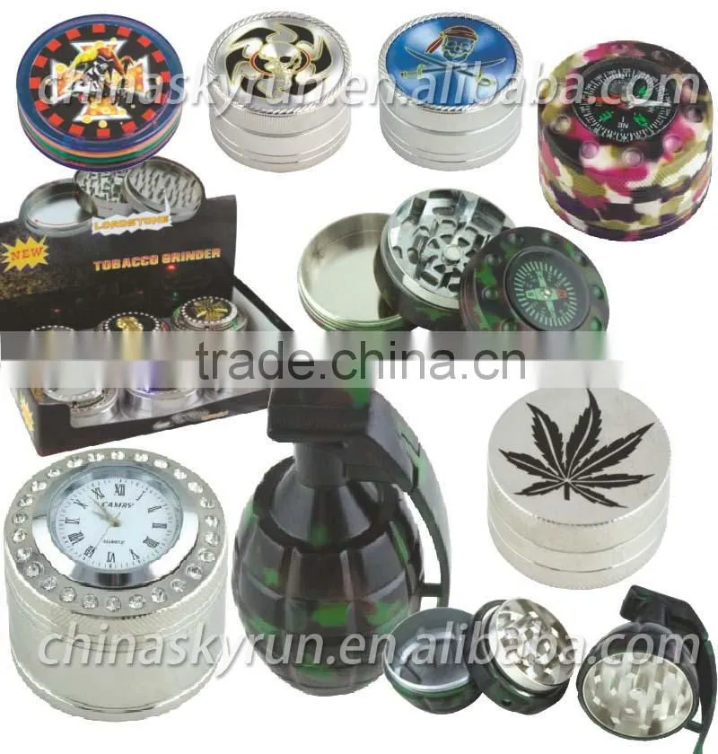 3pc painted plastic herb grinder tobacco grinder high quality