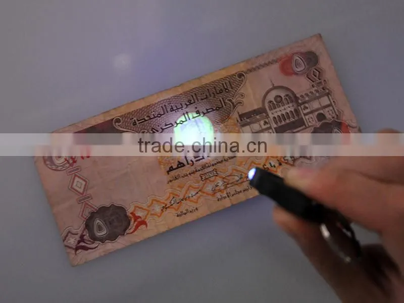 Wholesale Purple Light 365-370nm UV LED Plastic keychain Manufacturers
