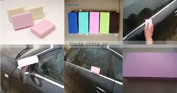 durable PVA cleaning sponge eraser colorful for car 004
