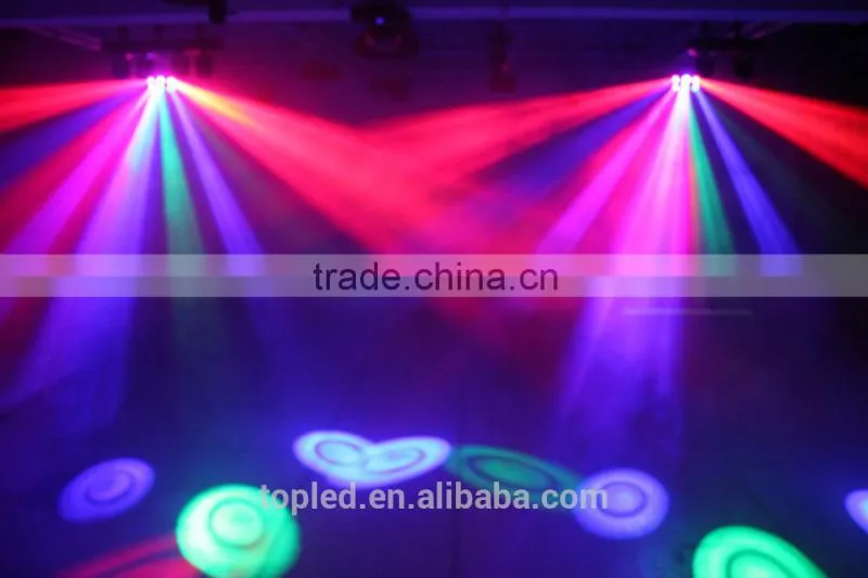 Color Changing RGB 45W DMX Sound-activated LED Disco Light