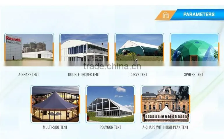 Outdoor clear top tents event tent for celebrations
