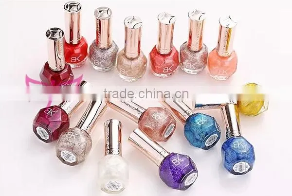 2015 new BK crystal sand nail lacquer