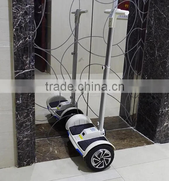 High quality two wheels electric unicycle self balancing scooter with handle/ smart hover board scooter with handle