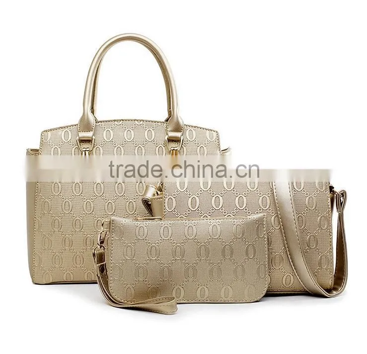 High Quality PU Handbag Crossbody Bag And Purse Set Western Handbag