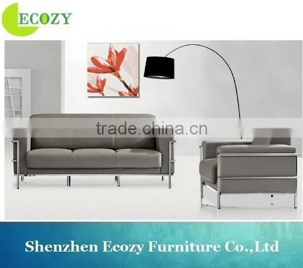 Fashionable new arrival Reception room modern leather sofa