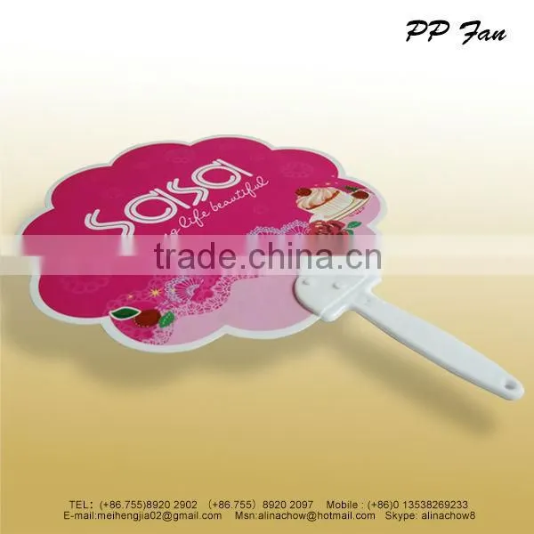 Transparent handle fan