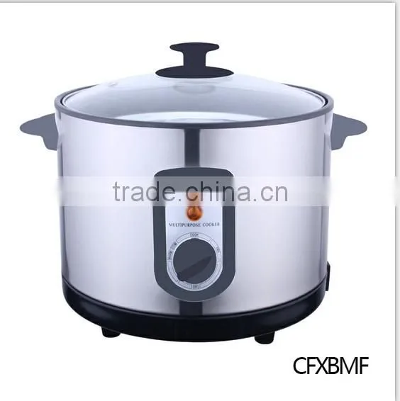 Stainless steel electric fryer microwave with filter and basket