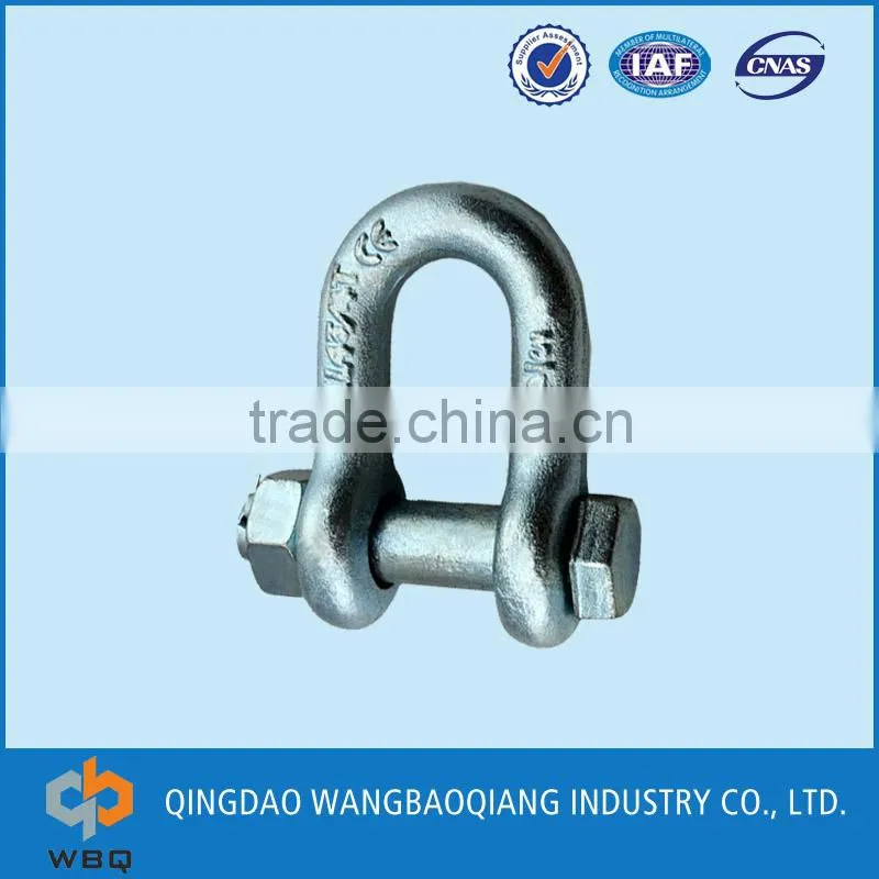 US bolt anchor shackle marine D shackle