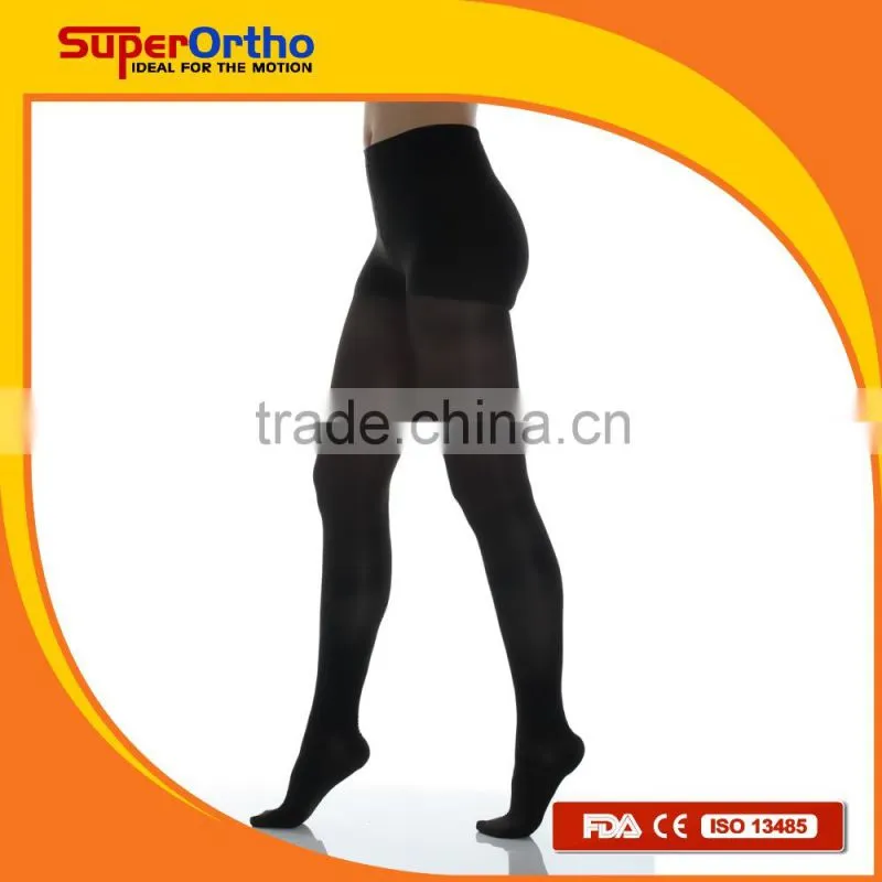A8-003 Classic Under Knee Open Toes Medical Compression Stocking
