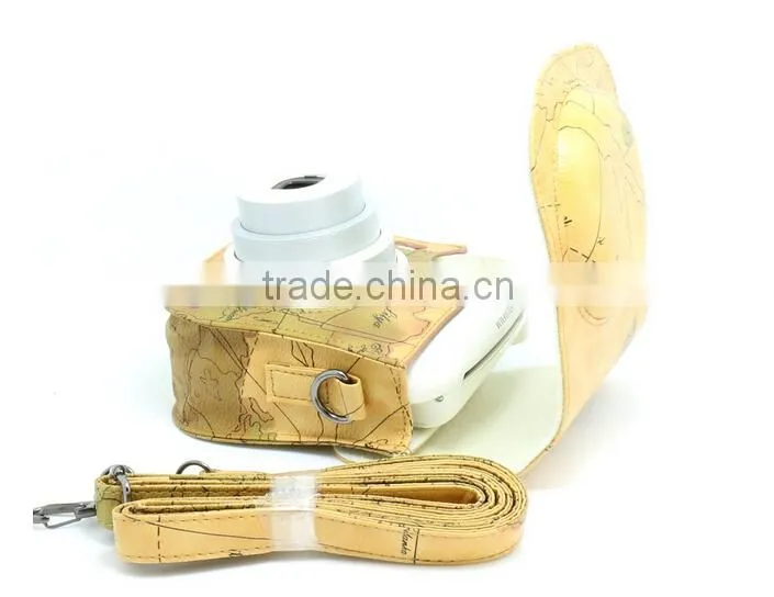 Map Style CAIUL Camera Case For Fujifilm Instax Mini25
