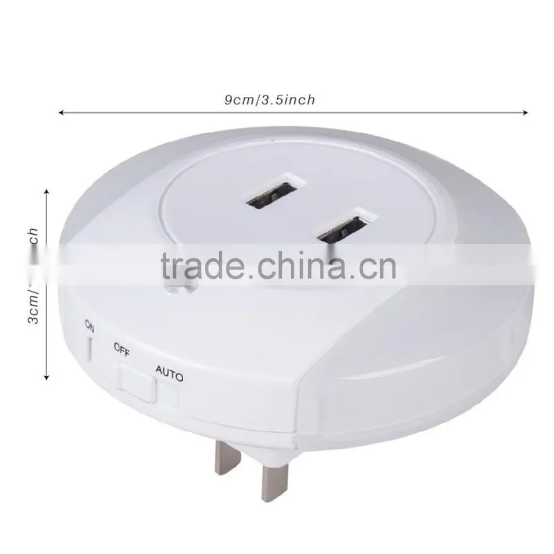 LED Night Light USB Charging Station