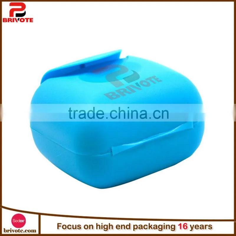 2016 Custom bar soap box round soap box plastic soap box