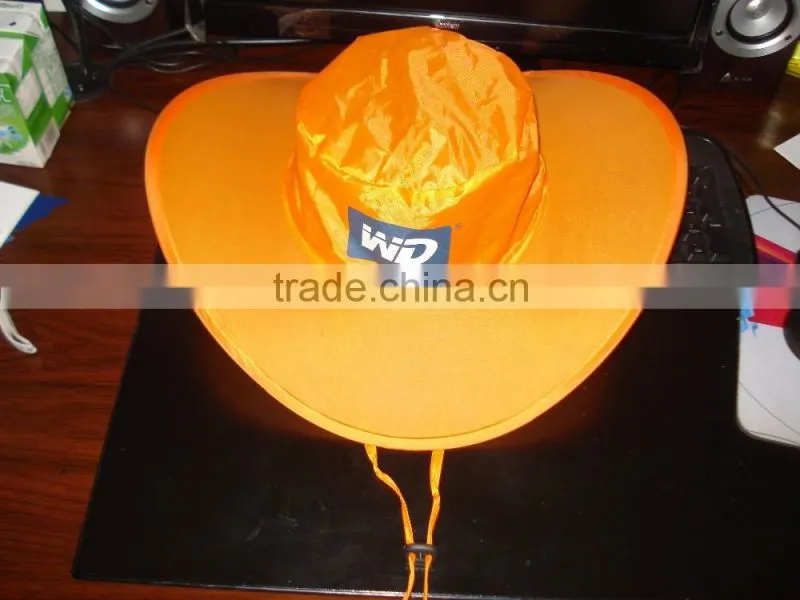 Promotional nylon baseball foldable cap