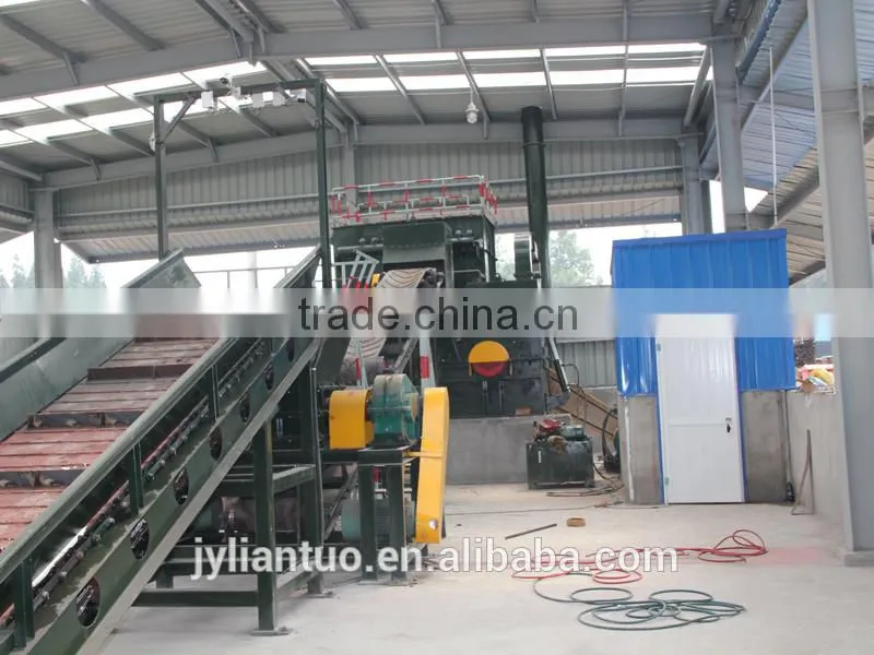 Have good quality product of scrap steel shredder line
