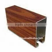 Wood grain aluminum alloy profile for window