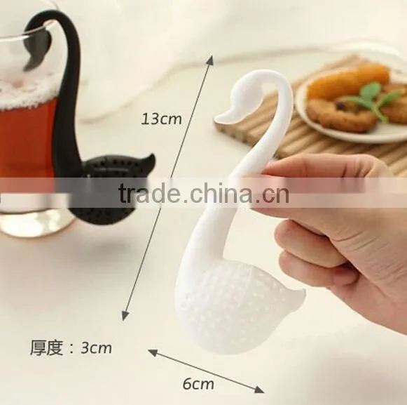 Hot sale Swan shape tea strainer/ tea filter / tea infuser
