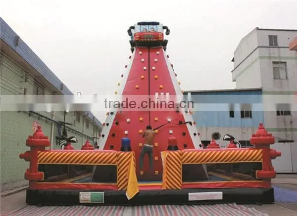 wall climbing car toys,exciting inflatable climbing wall for adults,factory price