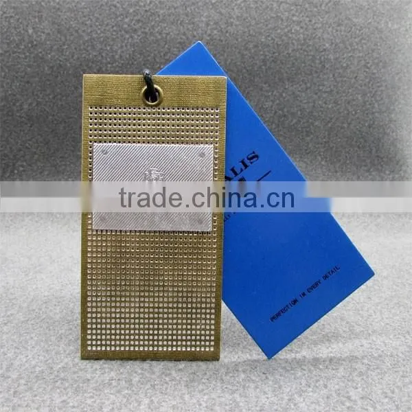 Full Silver Hotstamping Hangtags in Shishi