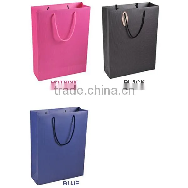 Big Size 3 Colors Stripe Paper Shopping Bag