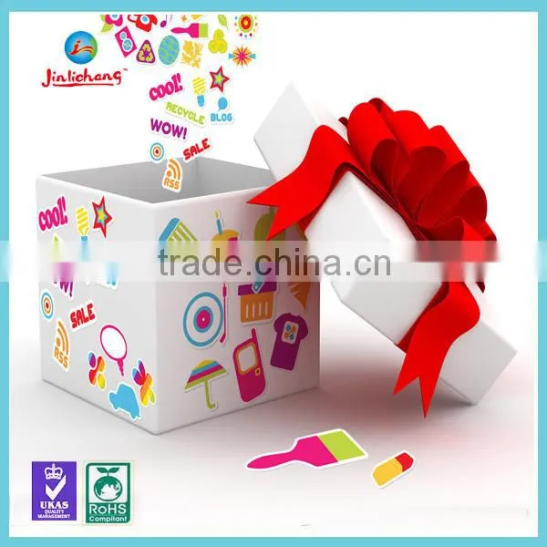 flat pack house shape decorative baby gift box wholesale