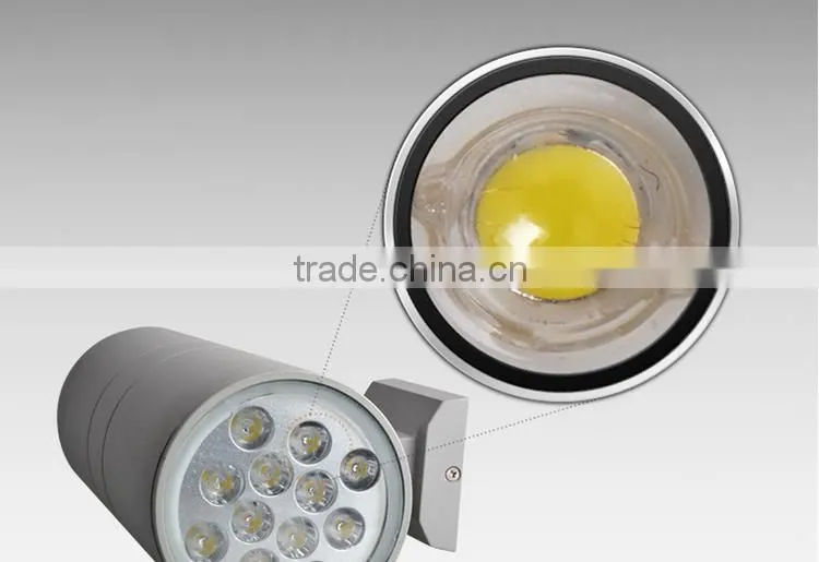 RoSH CE P65 aluminium outdoor wall mounted led light 18W
