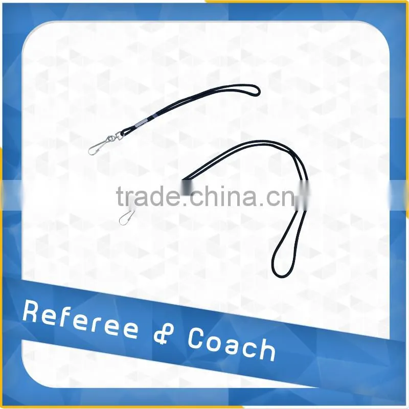 whistle embroidered wrist lanyards